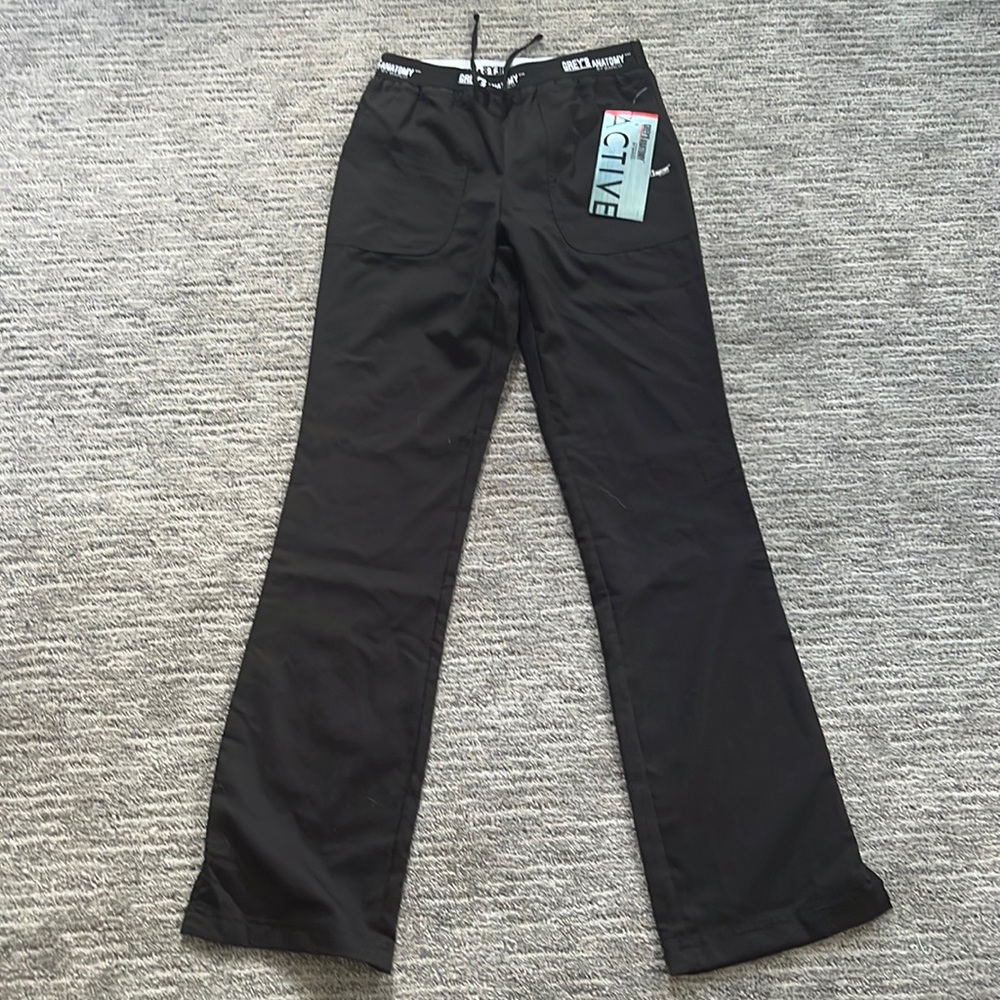 NWT xs tall greys anatomy scrub pants, black.